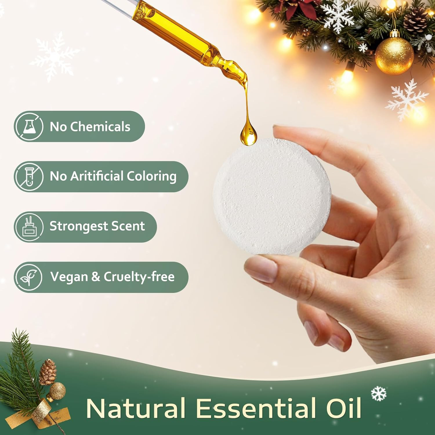 Shower Steamers Aromatherapy - 18 Pack Birthday Gifts for Women, Self Care, Christmas Gifts Stocking Stuffers for Adults, Women, Men, Mom, Teens, White Elephant, Relaxation Home SPA